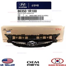 Genuine Front Radiator Grille With Emblem Oem 2012-2014 Hyundai Accent
