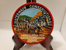 Waterways Conservation  2002 Pennsylvania Fish & Boat Commission Patch