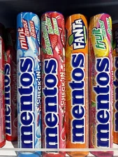 1 Mentos Jumbo - 8 Rolls Inside, 4 Flavors available Select 1