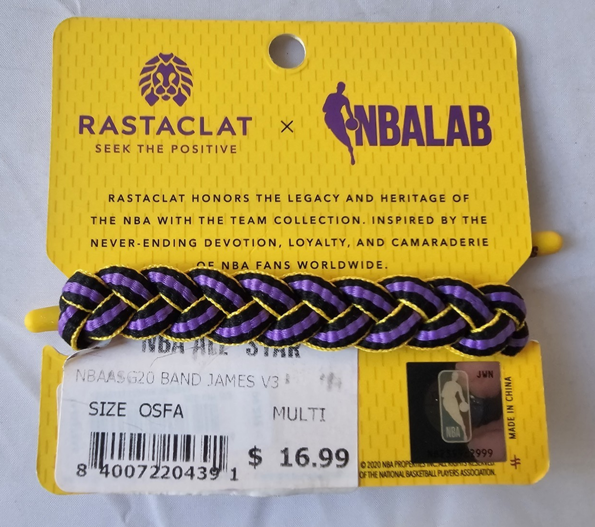 RASTACLAT x NBALAB LeBron James Los Angeles Lakers Signature