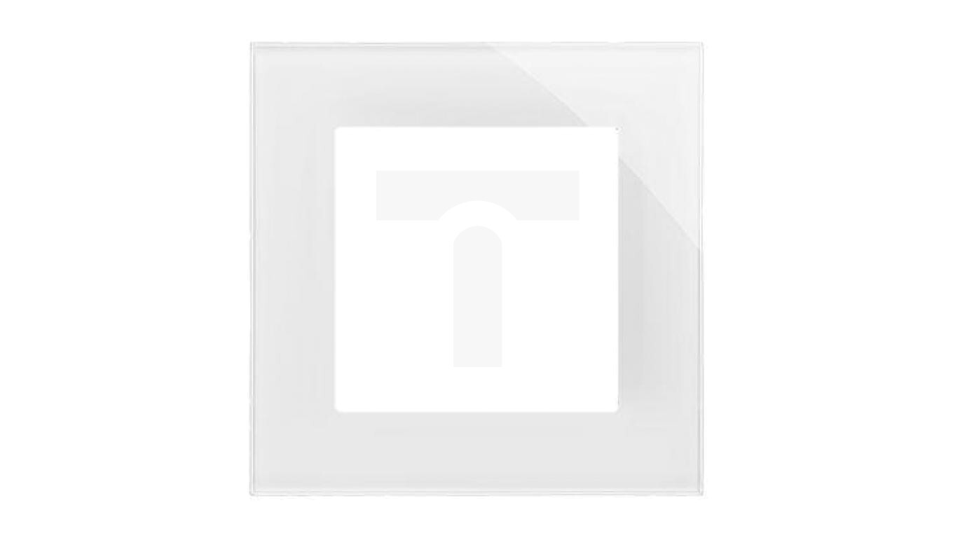 Simon 55 Nature 1-fold frame Classic white glass TRN1/181 /T2UK