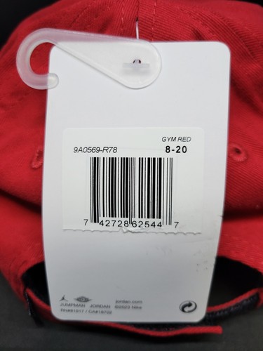 Jordan Nike Club Cap Jumpman Snapback Hat Red Jumpman Youth Boy’s 8- 20 - Picture 6 of 9