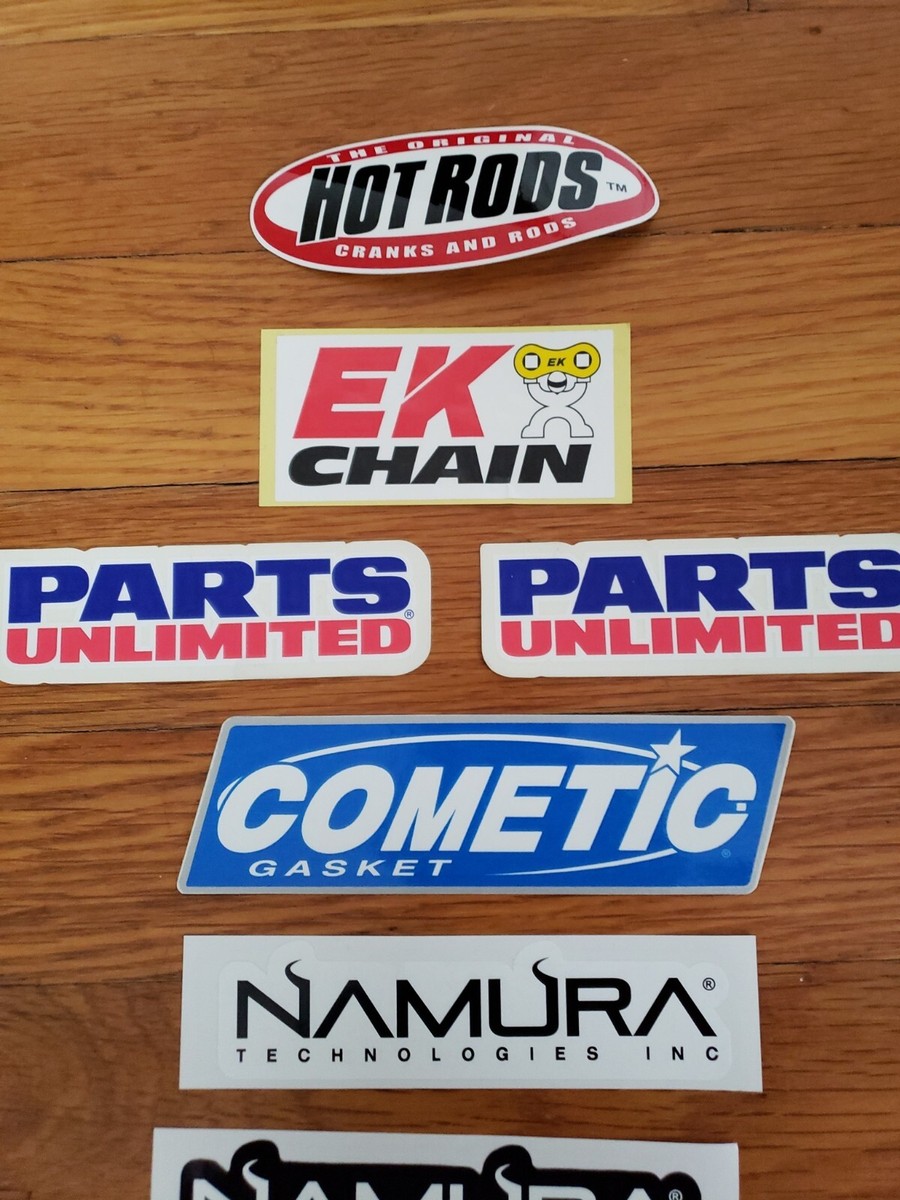 Raceline wheels stickers Cometic Namura EK Chain stickers racer
