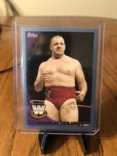 2010 Topps WWE #86 Nikolai Volkoff Blue    #d /2010