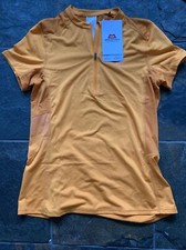 Women’s Mountain Equipment Nava Zip Tee / Camping / Hiking / D of E / Size Uk 12