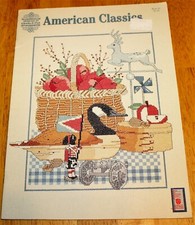 Gloria  Pat: AMERICAN CLASSICS Cross Stitch Book 62 - GUC - 11 Designs