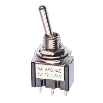 SWITCH ELECTRONICS On-Off Miniature Mini Toggle Switch SPST