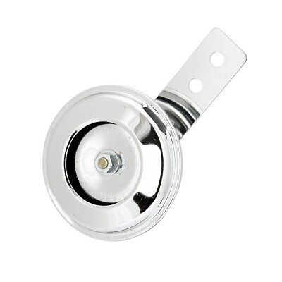Chrom Mini Hupe, chopper horn chromed, sonette, 12 V, 100 db