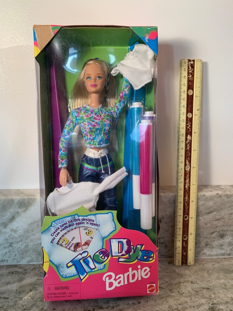 Vintage 1998 Mattel Tie Dye Barbie Doll NOS | eBay