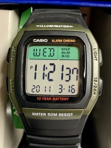 casio led light with afterglow