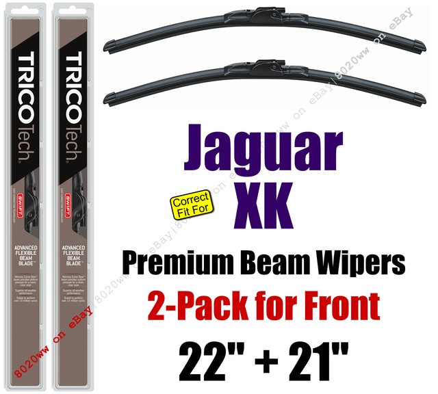 Wipers 2Pack Premium Wiper Beam Blades fit 20072015 Jaguar XK