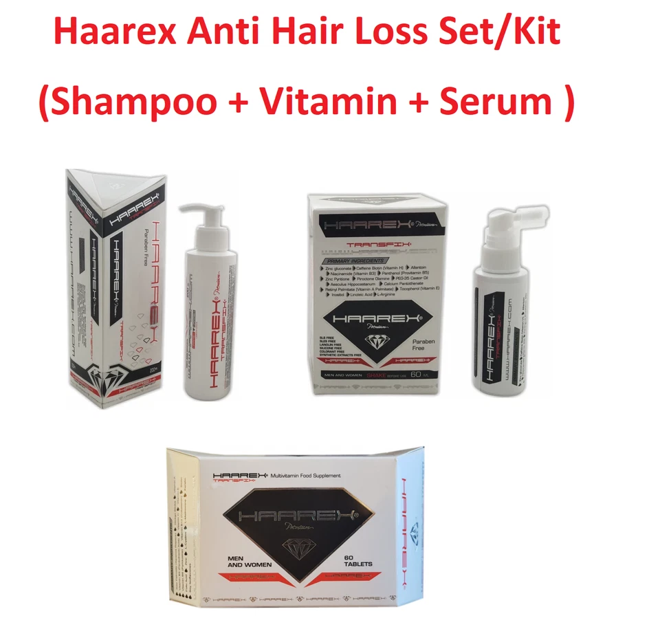 +2027 EXP /  Haarex Anti Hair Loss Kit (Shampoo + Vitamin + Serum )  - Image 2 of 2