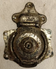 ANTIQUE STEAMER TRUNK LOCK FOR PARTS OR REPAIR, NO KEY