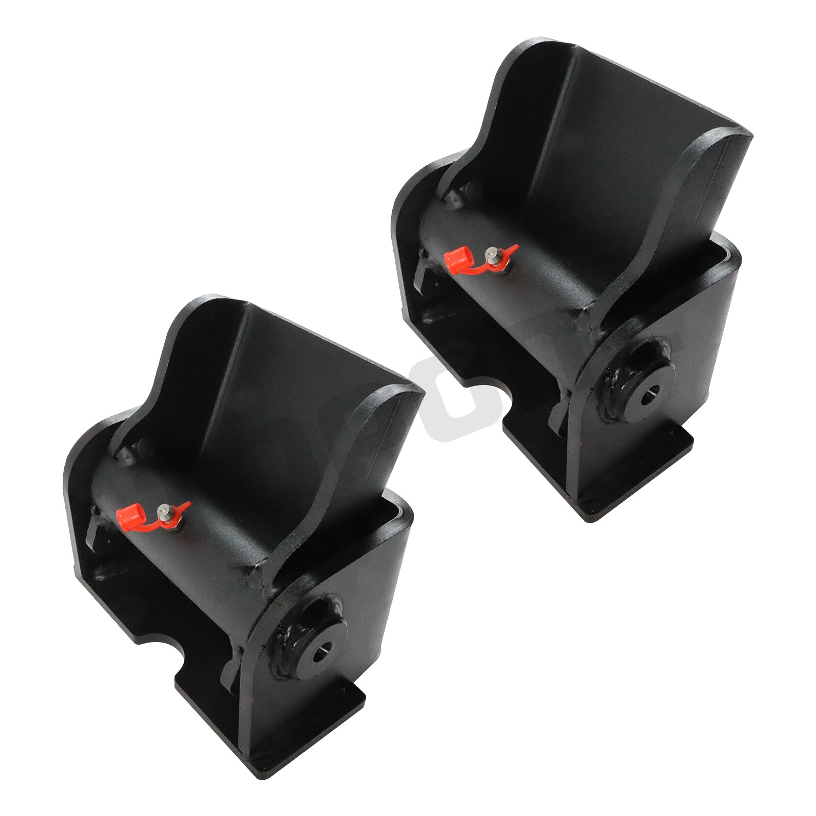 2PCS Dump Truck Trailer Dump Body Hinge Heavy Duty Greasable Weld On