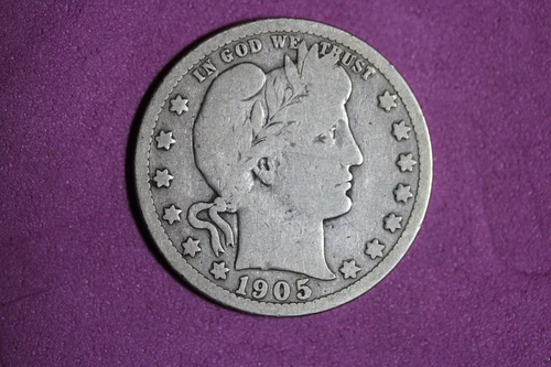 Estate Find 1905 S- Barber Quarter Dollar!! #K44556