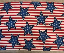 Reversable Easter And 4th Of July Table Runner