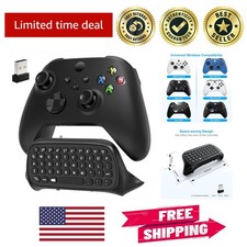 Wireless Mini QWERTY Keyboard for Xbox Controllers   Chatpad with Audio Jack