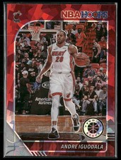 Andre Iguodala 2019-20 Hoops Premium Stock #63 Prizms Red Cracked Ice Miami Heat
