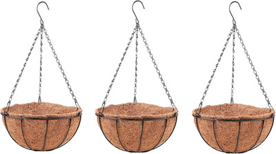 Lalagreen Hanging Planters with Coco Liners (12 Inch, 3 Pack) Hanging Baskets fo