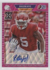 2021 Leaf Pro Set Metal 1989 Auto Pink Wave 27/30 Rakeem Boyd #PA-RB1 Auto 0q1p