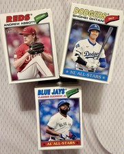2026 Topps Heritage Set Starter 1-400 SET 285/400   NO DUPS NO SP's