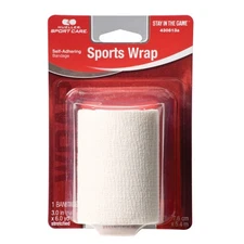Mueller Sports Wrap [Self-Adhering Stretch Tape]: 3 in. x 18 ft. (White)