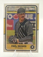 2025 Onyx Vintage Extended Paul Skenes Base #OVPASK - Pirates