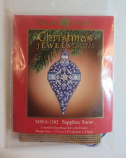 Mill Hill  Christmas Jewels  Sapphire Snow  Beaded Ornament Kit