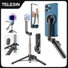 Magnetic Selfie Stick Tripod with Remote For Cellphone For iPhone 16 15 14 13 12