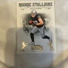 2024 Panini Contenders Brock Bowers Raiders Rookie Stallions #8 (RC)