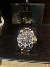 BAPEX A Bathing Ape Submariner Style Watch – Limited Edition – Boxed – Rare