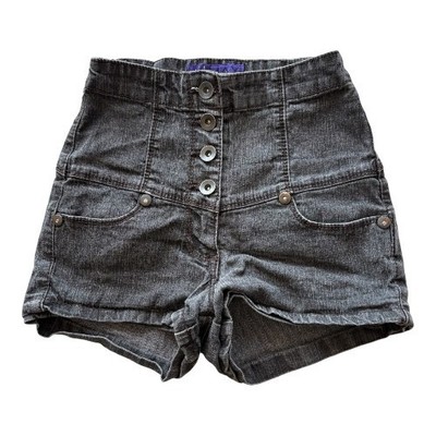 Miley Cyrus x Max Azria High-Waisted Black Denim Short - Size 1 (2594-1)