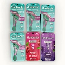 Skintimate Disposable Quattro Razors Sensitive 24 Razors Mixed Lot
