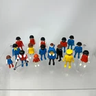 Vintage Playmobil Figures Lot Girl Boy Man Woman Minifigures Set of 17