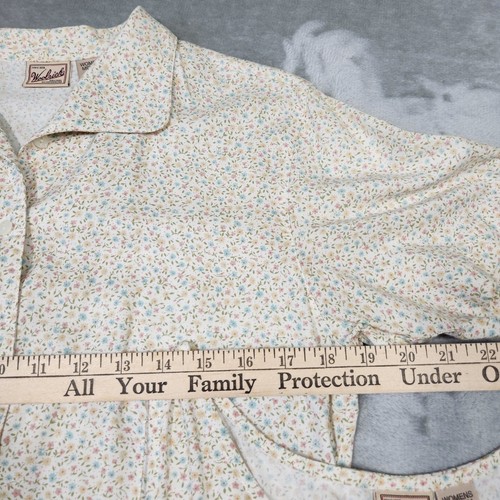 Vtg Woolrich Dress Women M Floral Matching Top Cottagecore Prairie Feminine Cute - Picture 4 of 7