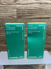 Lot of 2 Innisfree Daily UV Defense Mineral Sunscreen SPF 45, 1.69 oz NIB
