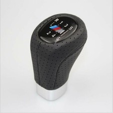 Neu 6 Gang Schaltknauf M SPORT PU Leder F&uuml;r (BMW 1 '3' E81/E82/E90/E91/E92)