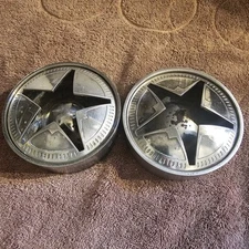 Vintage Marlboro Texas Lone Star Stainless Steel Ashtray 2 Piece 4.75” Lot of 2