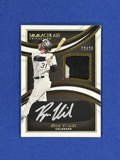 2022 Panini Immaculate Relics /36 Ryan Vilade #IBP-RV Rookie Auto RC autograph
