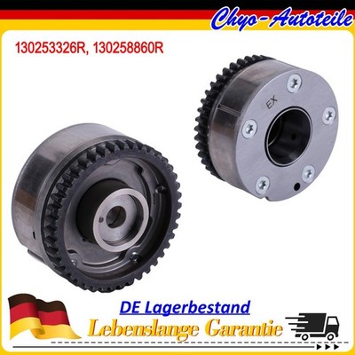 Auslassseite + Einlassseite Nockenwelle für Renault Megane Scénic III/IV 1.2 TCe