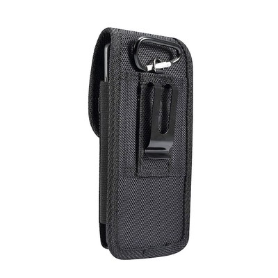 für Tecno Phantom V Fold2 (2024) Gürteletui Vertikal Leder & Nylon