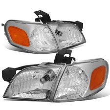 Fit 1997-2005 Chevy Venture Chrome Housing Headlightamber Side Turn Signal Lamp