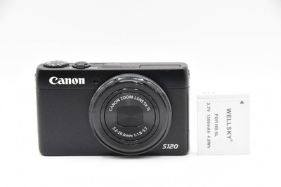 Canon PowerShot S120 12.1MP Digital Camera - Black for sale online