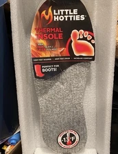 1 Pack of Little Hotties Thermal Insoles For Boots NWT