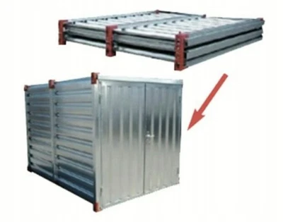 Lagercontainer Self Storage 3m Bausatz Stahl Container NEU - Bild 1 von 4