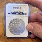 2007 American Silver Eagle Early Releases NGC MS 69