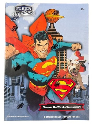 2025 Upper Deck Fleer Brilliants Superman Factory Sealed Mega Box Neu