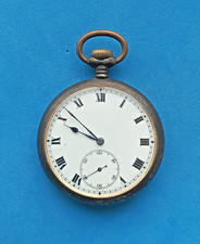 Antique Gents Gunmetal Pocket Watch c1880-1910