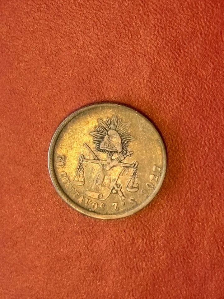 1878 Zs Mexico 50 Centavos Silver — Strong Wing Detail, Low Mintage - Image 4 of 4