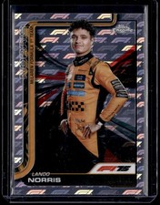 Lando Norris 2025 Topps Chrome Logofractor Formula 1 F1 Base Portrait